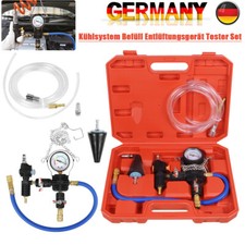 Kühlsystem Vakuum Spül-/ Nachfüllsatz Prüfadapter Tester Kühler Abdrücken Rot