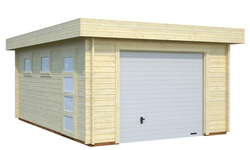 Holzgarage bausatz 44mm garage - holzgarage,