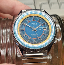 DIANTUS Worldtimer Swiss EB kultige Uhr schätzungsweise aus 70ern