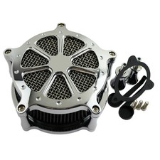 Chrom Luftfilter Grau