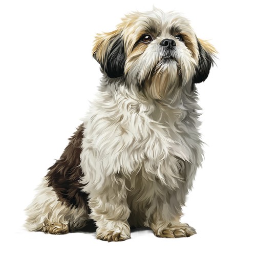 Sticker shih tzu - 4x,