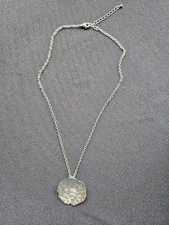 Halskette Messing Silber