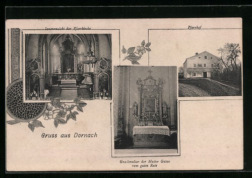 Dornach innenansicht der - ak,