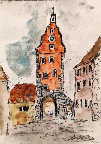 Kunstvolles aquarelle urban - kunstvolles, im