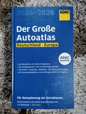 ADAC - Der große Autoatlas 2025 / 2026 Deutschland / Europa - Straßenatlas Karte