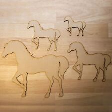 Großes Holzschild Bauernhof Pferdeformen MDF 10-60cm 3mm 6mm dick Basteln Lasercut
