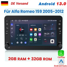 Für Alfa Romeo 159 Sportwagen Brera Spider Autoradio DAB+ Android 13 Carplay GPS