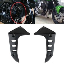 2X Schwarz Kühlerabdeckung