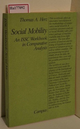 Social mobility issc - social, an