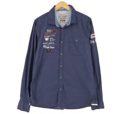 Camp David Mens Shirt Blue