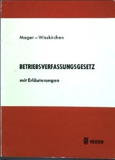Betriebsverfassungsgesetz mit