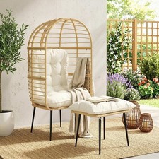 Outsunny gartensessel mit - gartensessel,