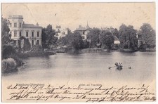 AK Hamburg-Uhlenhorst, Villen am Feenteich, aus 1903, gelaufen