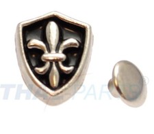 10 Stück Ziernieten Schild