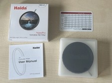 Haida NanoPro Variable 58mm ND Filter Ultra wide angle ND12-400 4-11 stops