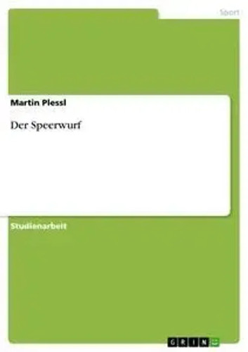 Der speerwurf martin plessl - der,