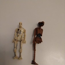 3 x Kenner Star-Wars Roboter Vintage-Figuren Two-Onebee EV-9D9 8D8 Droid Last 17