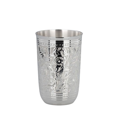 Trinkbecher silber 5cm - trinkbecher, 12,5cm