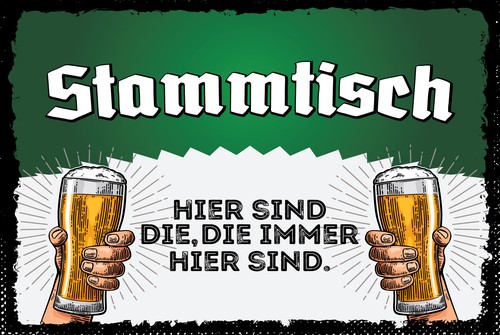 Blechschild 20x30 - , cm