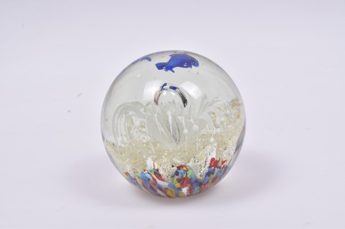 Glasbriefbeschwerer delfine - -,