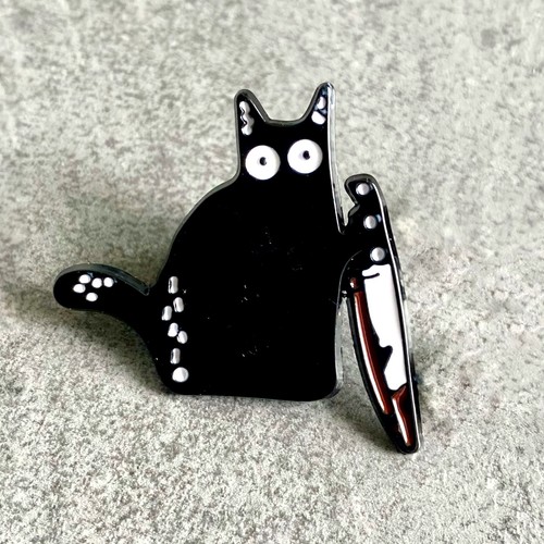 Stabby cat emaille pin - pin, –