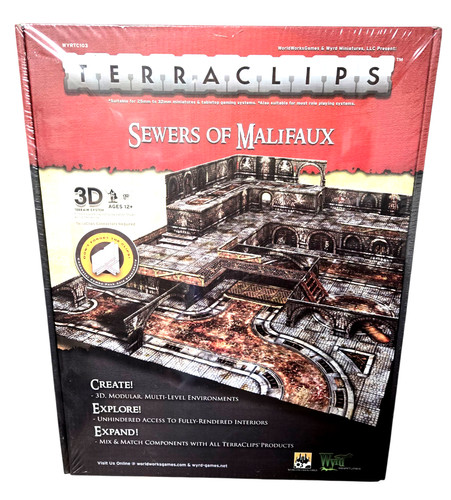 Terraclips sewers of - terraclips, 3d