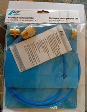 AGT Hochdruck-Abflussreiniger für M22, M24 & 1/2 Zoll, mit Dichtungen, 1 m