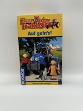 Kleiner Roter Traktor Auf Geht’s Kosmos Vollständig 