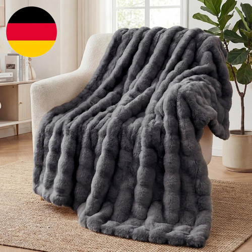 Kuscheldecke kaninchen plüsch - kuscheldecke,