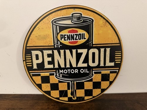 Blechschild pennzoil motor oil - blechschild,