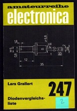 Amateurreihe electronica - Heft 247 – Grallert - Diodenvergleichsliste #2