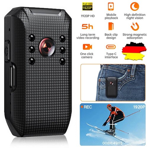 Mini körperkamera 1080p - mini,