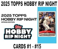 2025 TOPPS HOBBY RIP NIGHT
