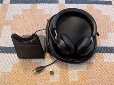 Jabra Evolve2 65 Bluetooth Schnurloses Headset + Zubehör (inkl. Dongle bzw Link)