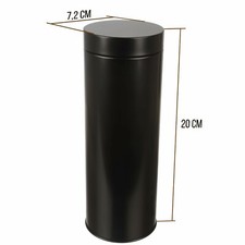 Kaffeepad Dosen, elegante große Vorratsdosen rund aus Metall mit Stopfendeckel