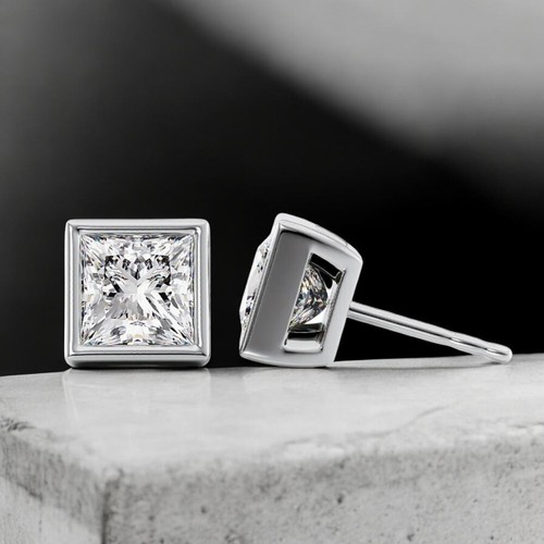 Damen 14k weißgold ohrring - damen,