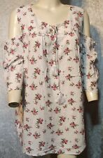 BONPRIX OFFENE SCHULTER TUNIKA BLUSE Gr. 48 50 52