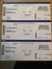 3x Starlight Express Tickets