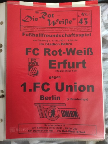 Rot weiß erfurt fc union - erfurt,
