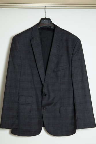 Hugo boss grau sakko wolle - grau,