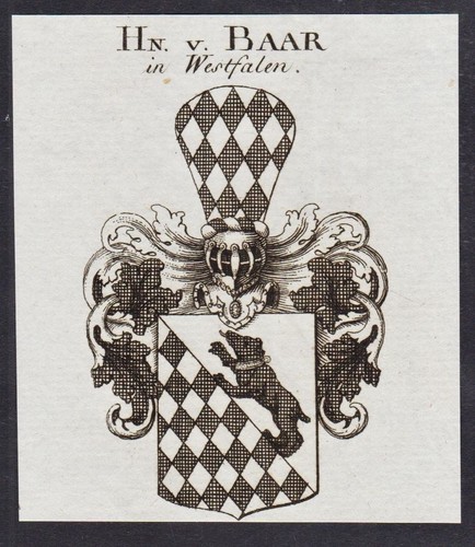 Baar westfalen wappen coat - in,
