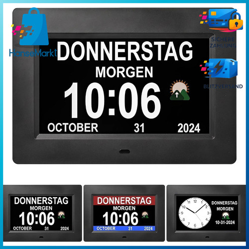 Demenz uhr für - senioren, mit