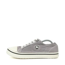 Crocs Herren Low Top Sneaker M8 Schuhe Grau Logo-Detail Freizeitschuhe EU 41.5