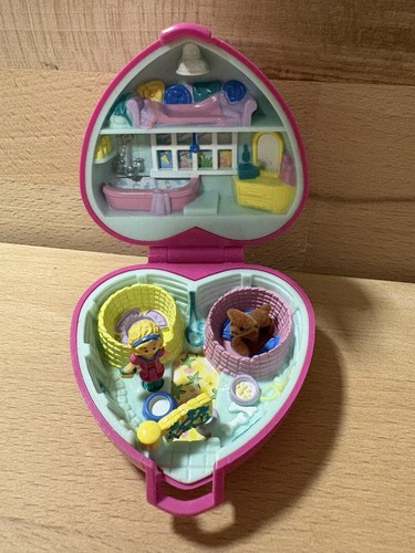 Polly pocket herz - pink, 1993