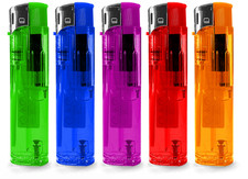 FZ-636) 50 x Elektro nachfüllbar Feuerzeug elektronik Feuerzeuge auf Ständer