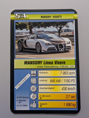 Mansory linea vivere bugatti - mansory,