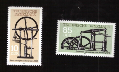 Ddr 1985 dampfmaschinen 2957 - ddr, dampfmaschinen,