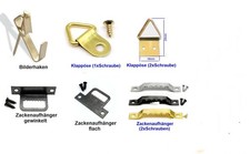 4 Stück Bilderhaken