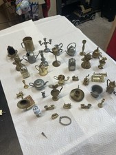 38xZinnfiguren und Messingfiguren Setzkasten Messing Zinn
