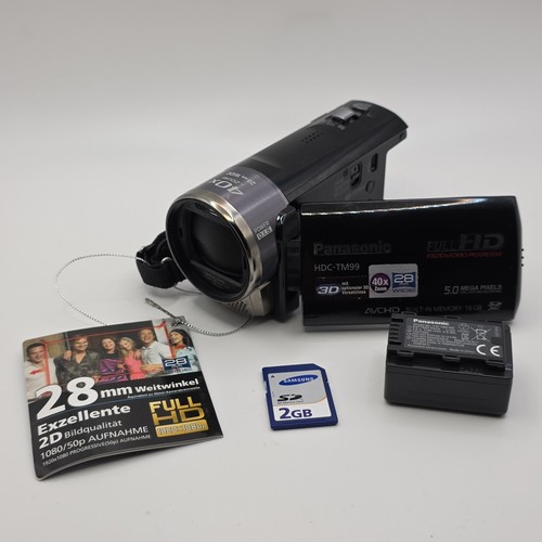 Videokamera panasonic hdc - videokamera, hdc-tm99